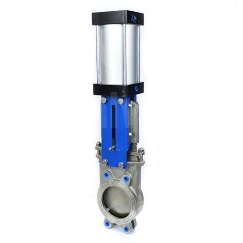 Economy Stainless Steel Knife Gate Valve Pneumatic Actuated Valves Online