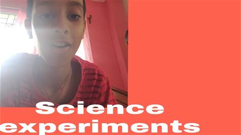 Science Experiments👍👍 Youtube