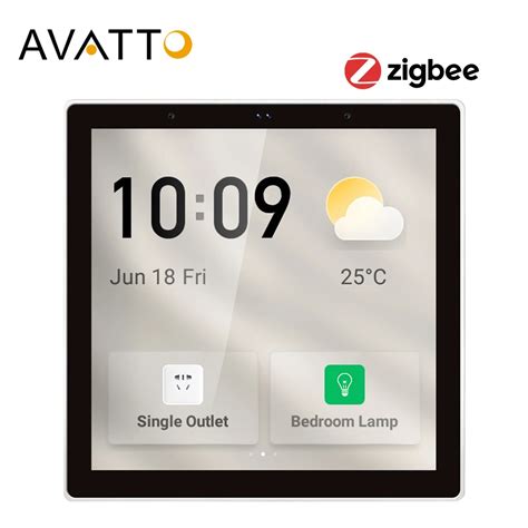 Avatto Interruptor T Ctil Tuya Zigbee De Pulgadas Control