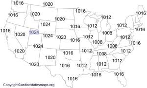 US Pressure Map | Pressure Map of United States