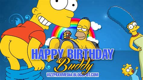 ECards Best Free Funny Animated Simpsons Happy Birthday ECards YouTube