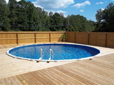 Installed Aboveground Pool Gallery - Doughboy Brand Aboveground Pools ...