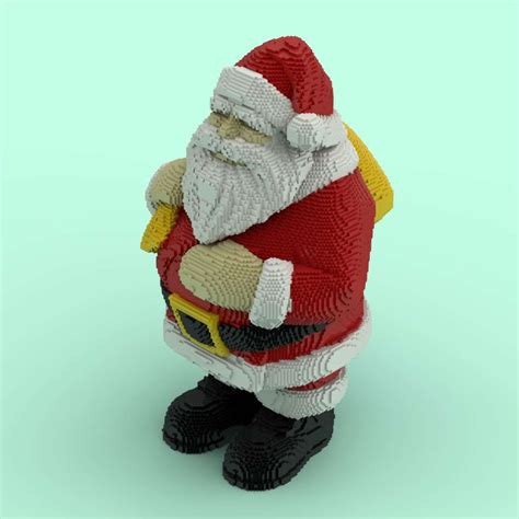 Lego Moc Very Large Santa Claus By Otterbournelego Rebrickable