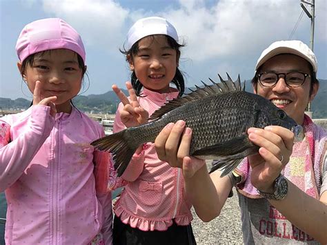 フカセ釣りで良型チヌをキャッチ／竹ノ浦港（山口県上関町） 釣りぽ Tsuripo