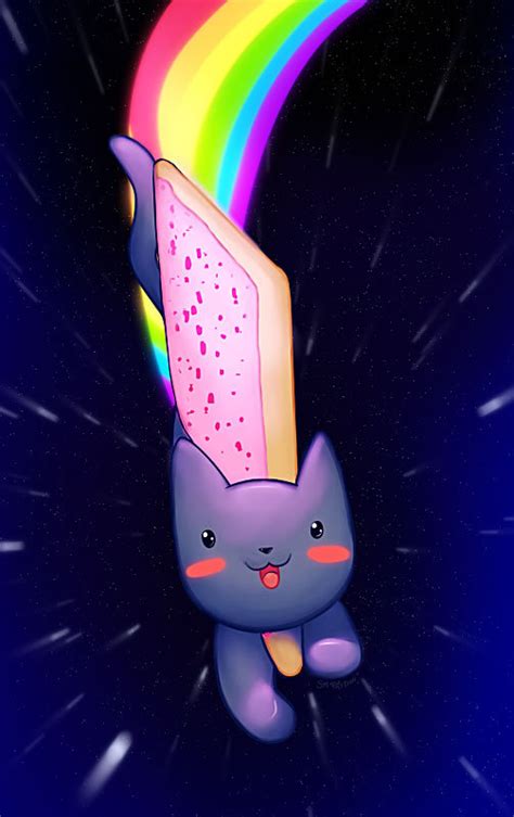 Nyan Cat - Nyan Cat Fan Art (26043076) - Fanpop