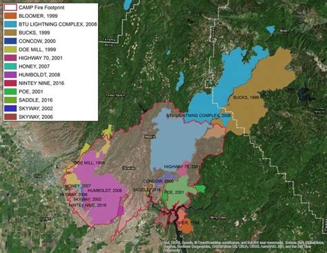 Camp Nelson Map Of Fire