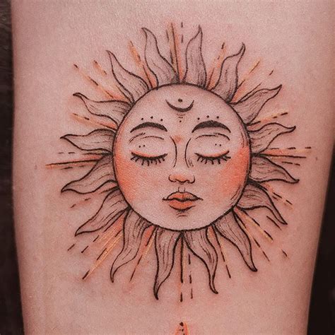 100 Superbes Tatouage Soleil TATOUEZ