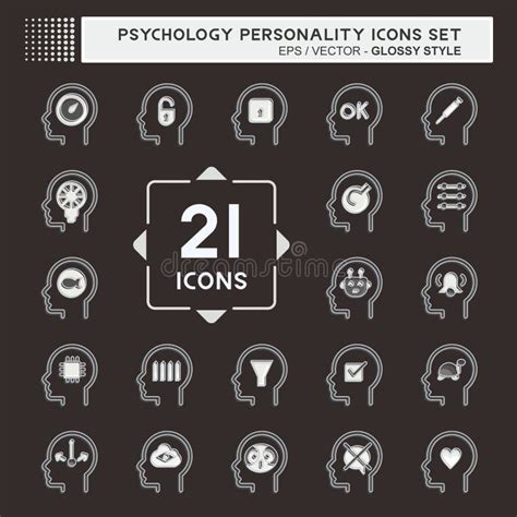 Icon Set Psychology Personality Related To Psychology Personality