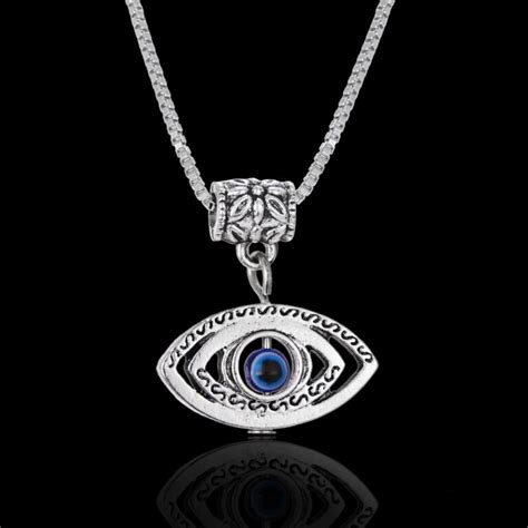 Collier Oeil Bleu Ras De Cou Colliers Mauvais Il