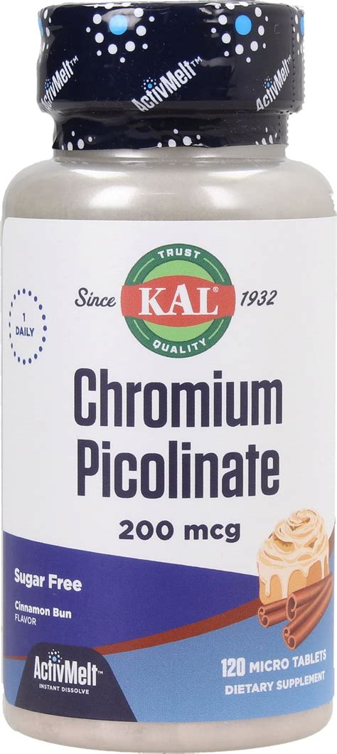 Chrom Picolinat 200 Mcg Lutschtablette 120 Lutschtabletten KAL