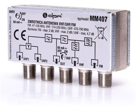 Zwrotnica Antenowa Dvb T Fm Vhf Uhf Uhf Opinie Cechy Parametry
