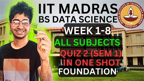 Foundation Quiz All Subjects Explained In One Shot Week Sem