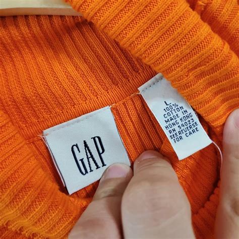 Gap Womens Orange Shirt Depop