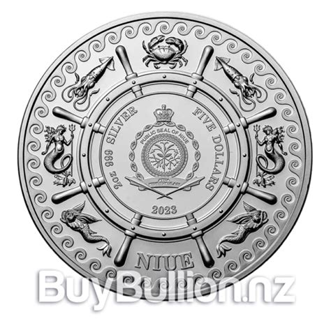 2 Oz 99 9 Silver Niue Mythical Creatures The Kraken Proof Coin 2023