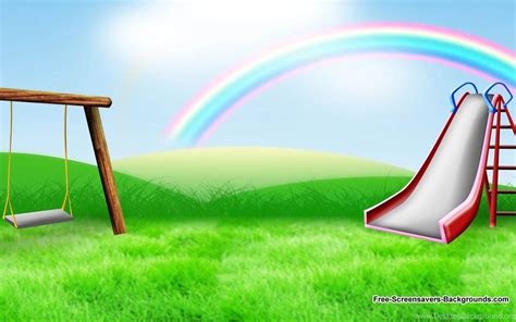 Pictures > Cartoon Playground Backgrounds Desktop Background