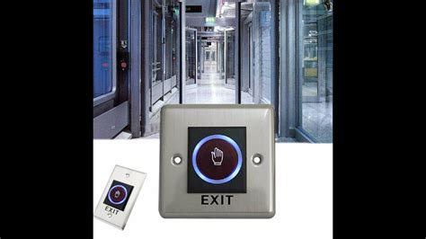 DC12V NO Touch Door Release Button Exit Button YouTube