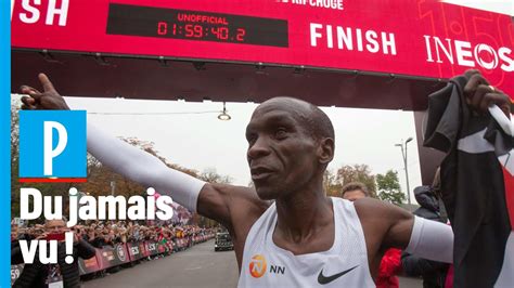 Historique Eliud Kipchoge Court Un Marathon En Moins De Deux