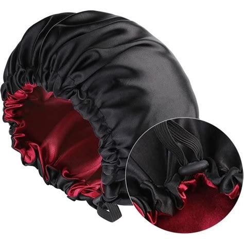 Bonnet De Cheveux Pour Dormir Grand Bonnet Réglable Double Face En