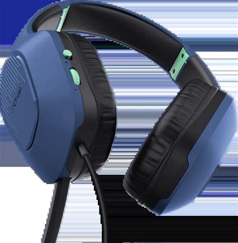 Trust Casque Gaming Gxt 415b Zirox Bleu Livré Demain Krëfel