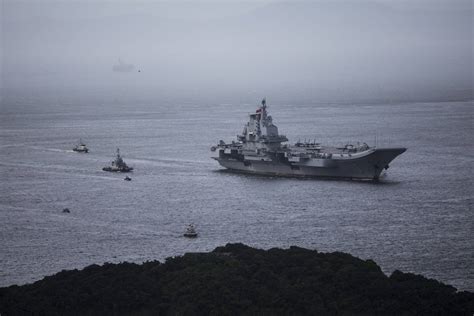 Chinese Aircraft Carrier Sails Near Okinawa Islands The Japan Times