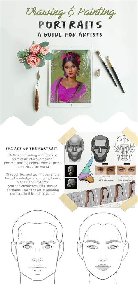 Drawing & Painting Portraits: A Guide For Artists - Design Cuts