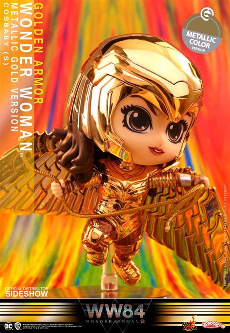 Hot Toys Wonder Woman 1984 Golden Armor Wonder Woman Cosbaby Minifigur Collectables Ch