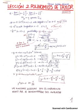 Leccion 2 Apuntes Y Ejercicios Resueltos Mates II Pdf