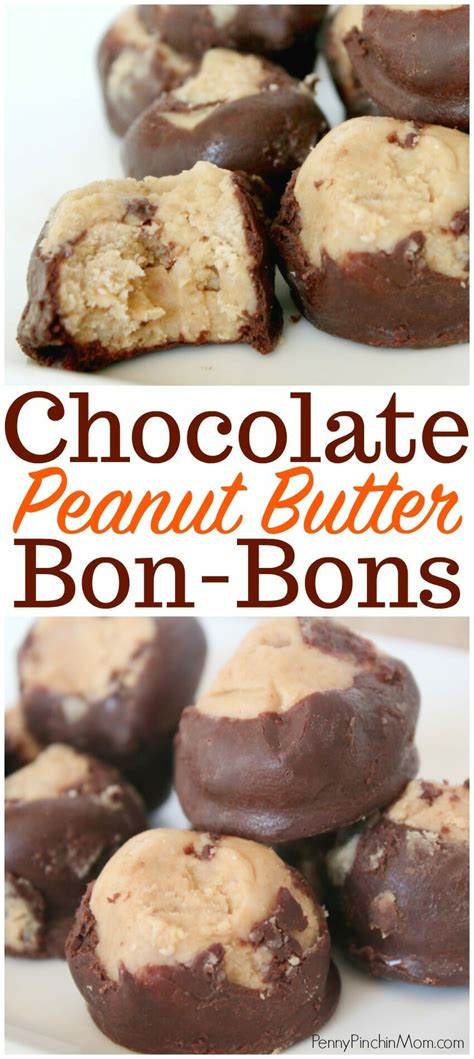 Super Easy Chocolate Peanut Butter Bon Bon Recipe