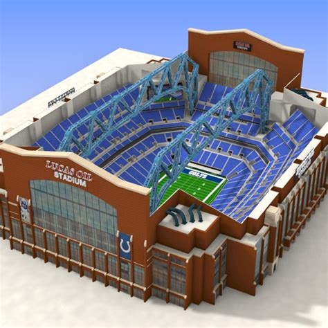 Lucas Oil Stadium 3d model | CGTrader