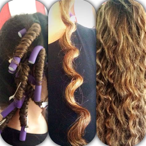 Get Perfect Heatless Hollywood Curls By Using Bendy Rollers and Blowdry ...