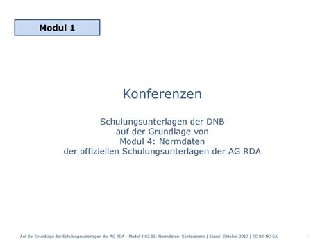 Schulungsunterlagen Der Ag Rda Ppt Herunterladen