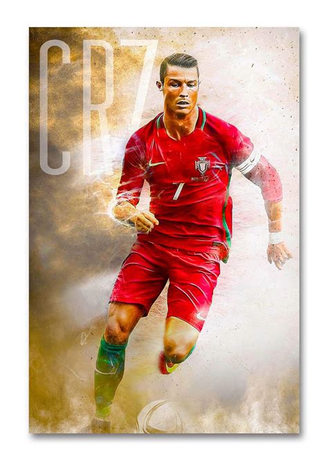 Cristiano Ronaldo Poster Manchester United Fc Legends Cr7 Uk