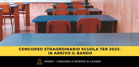 Concorso Straordinario Scuola 2023 In Arrivo Il Bando