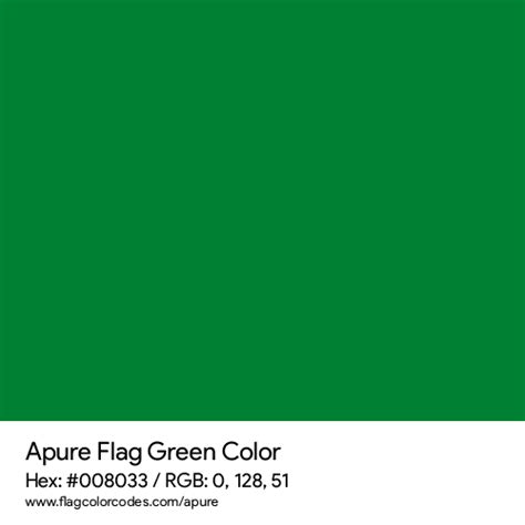 Apure flag color codes