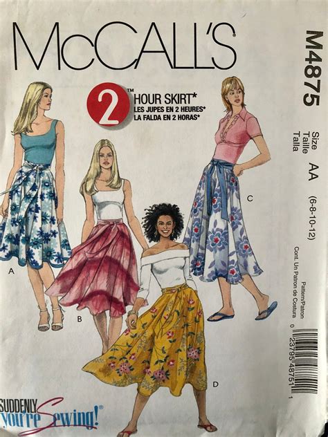 Mccalls 4875 Uncut Factory Fold Sewing Pattern Size 6 12 Etsy In 2022