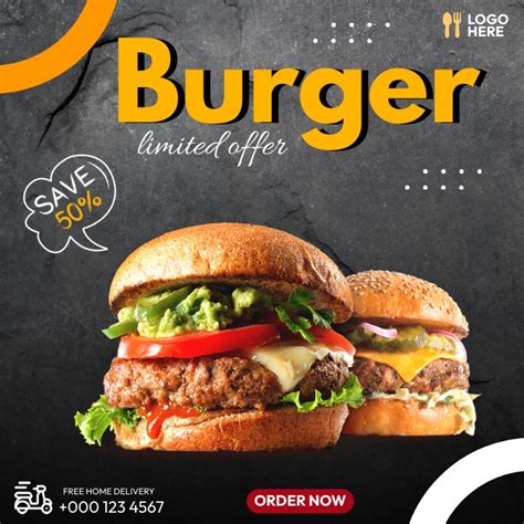 Burger Special Menu Template | PosterMyWall