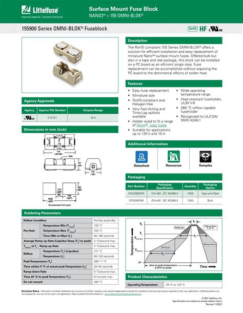 Fuse Holders Datasheets Mouser