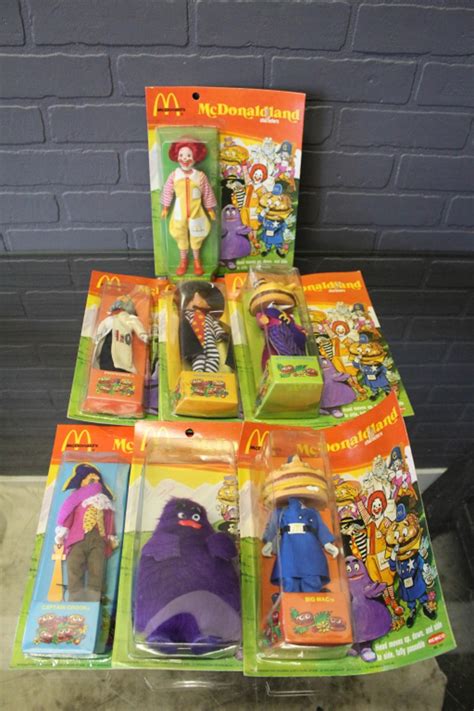 Lot - 7 McDonaldland Characters Sealed in Packages