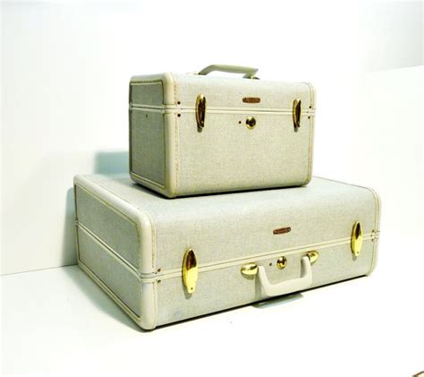 Samsonite S Luggage Set Suitcase Train Case Cosmetic Mid Etsy