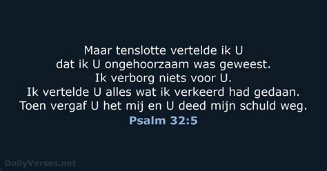 Psalm 32 5 Bijbeltekst BB DailyVerses Net