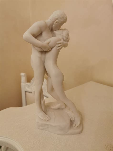 Greek Couple Nude Kissing Statue D Model D Printable Cgtrader Hot Sex