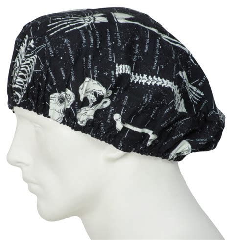 Bouffant Scrub Hat Electrocardiogram