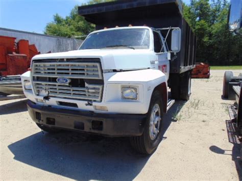 1985 Ford F6000 Vin 1fdnk64n8fva34073 Single Axle Dump Truck Steel