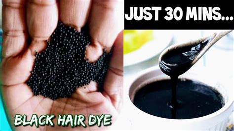 2 Ingredients Homemade Black Hair Dye Turn Grey Hair To Black Naturally 100 Guarantee