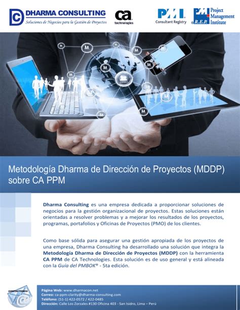 Sobre CA PPM Dharma Consulting