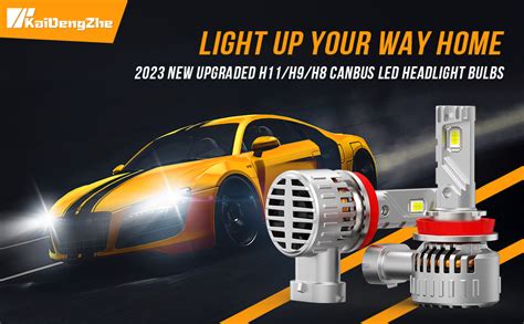 Amazon KaiDengZhe H11 LED Headlight Bulb 2023 New Upgraded H11 H8