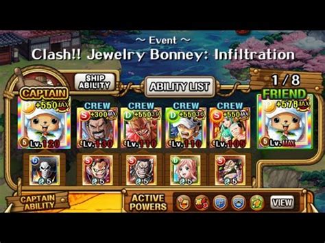 CC Farming is Possible V1 Chopper vs v2 Raid Bonney OPTC トレジャークルーズ