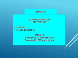 La Administracion Del Efectivo Ppt Descarga Gratuita