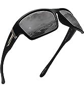 Jim Halo Polarized Sports Sunglasses Mirror Wrap Around Driving Fishing