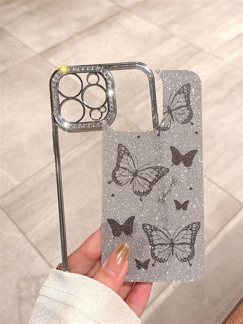 Funda Protectora De Teléfono Con Brillo De Strass De Lujo Para Iphone